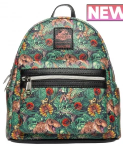 The Pink A La Mode Loungefly - Jurassic Park Dinosaur Jungle Mini Backpack EE Exclusive