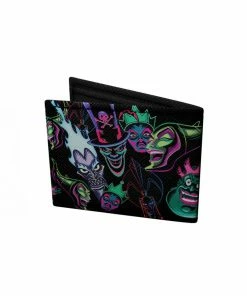 Buckle Down Accessories Villains AOP Bi-Fold Waller - Pink A La Mode Exclusive